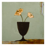 Aqua Floral II Giclee Print by Charlotte Foust