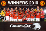 Manchester United - League Cup Winners Poster