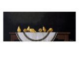 Striped Tablecloth Giclee Print by Chavelle 