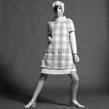Checked Coat, 1960s Lámina giclée por John French
