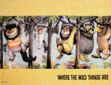 Hassut hurjat hirviöt (Where The Wild Things Are) Posters tekijänä Maurice Sendak