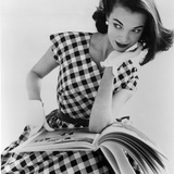 Helen Bunney in a Dress by Blanes, 1957 Giclee Print by John French