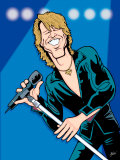 Bon Jovi Limited Edition on Canvas by Anthony Parisi
