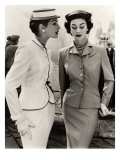 Fiona Campbell-Walter and Anne Gunning in Tailored Suits, 1953 Reproduction procédé giclée par John French