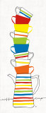 Stacks of Cups II Affiches par Avery Tillmon