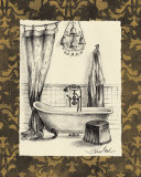 Salle de bain élégante II Posters par Silvia Vassileva