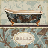 Bathroom Bliss I Affiche par Lisa Audit