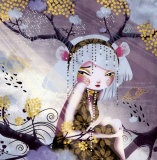 Esprit à l'Aurore Posters af Anna Ziliz