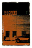 Denver, Vice City in Orange Posters by Pascal Normand
