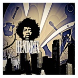 Hendrix Print by Jean-François Dupuis