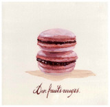 Macaron aux Fruits Rouges Art by Pascal Cessou