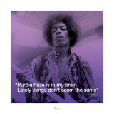 Jimi Hendrix: Purple Haze Kunstdrucke