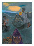 Blessing Dancing Giclee Print by Zhang Yong Xu