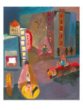 Opera Under Night Lámina giclée por Zhang Yong Xu Opera Under Night Lámina giclée por Zhang Yong Xu