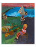 Holiday Beach Lámina giclée por Zhang Yong Xu Holiday Beach Lámina giclée por Zhang Yong Xu