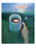 My Poem in Coffee Break Giclee Print by Zhang Yong Xu
