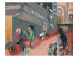 On the Street of Musical Artist Giclee Print by Zhang Yong Xu