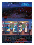 Long Train in Midnight Giclee Print by Zhang Yong Xu
