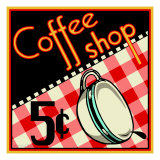 Coffee Shop Giclee Print by Kate Ward Thacker