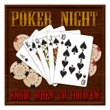 Poker Night Giclée-Druck von Kate Ward Thacker