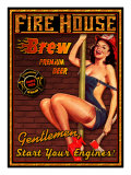Fire House Brew Giclee Print by Kate Ward Thacker