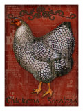 Chickens & Roosters Giclee Print by Kate Ward Thacker