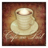 Cafe au Lait Giclee Print by Kate Ward Thacker