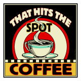 Coffee Hits the Spot Giclée-Druck von Kate Ward Thacker