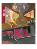 Safety Way in Town Giclee Print by Zhang Yong Xu
