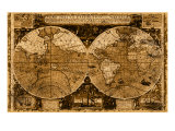 World Map Giclee Print by Kate Ward Thacker