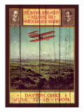 Hermanos Wright Lámina giclée por Kate Ward Thacker