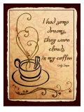 Clouds in my Coffee Giclée-Druck von Kate Ward Thacker
