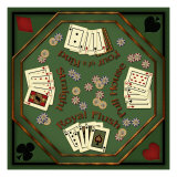 Poker Table Giclee Print by Kate Ward Thacker