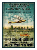 Great Lakes Flying Boats reproduction procédé giclée par Kate Ward Thacker