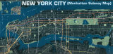 Manhattan Subway Map Posters