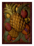 Tropical Fruit, Pineapple Giclee Print by Kate Ward Thacker