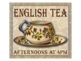 English Tea Giclee Print by Kate Ward Thacker