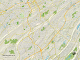 Political Map of Vestavia Hills, AL Prints