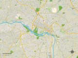 Political Map of Richmond, VA Poster
