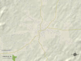 Political Map of Lineville, AL Photo