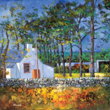 GALLOWAY FARM WITH PINES Spesialversjon av Davy Brown GALLOWAY FARM WITH PINES Spesialversjon av Davy Brown