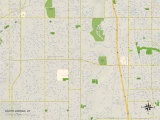 Political Map of South Jordan, UT Posters