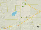 Political Map of Tomah, WI Print