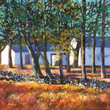 FARM BUILDINGS THROUGH TREES Spesialversjon av Davy Brown FARM BUILDINGS THROUGH TREES Spesialversjon av Davy Brown
