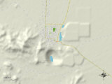 Political Map of Ajo, AZ Posters