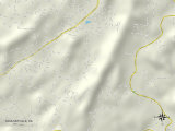 Political Map of Soulsbyville, CA Prints