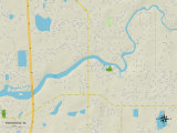 Political Map of Riverview, FL Print