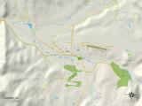 Political Map of Granby, CO Posters