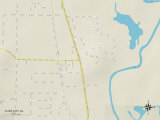 Political Map of Flint City, AL Poster
