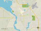 Political Map of Stevens Point, WI Photo